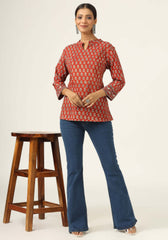Rustic Charm Cotton Top
