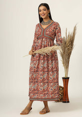 Vintage Charm Cotton Dress