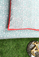 Into the Wild Premium Cotton Hand Block Print Bedsheet