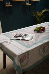 Peppy Print Party Hand block Print Table Cover
