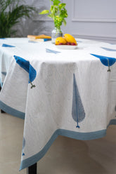 Whispers Of Hand Block Print Prermium Cotton Table Cover