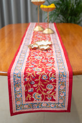 Royal Jaipur Harmony - Hand Block Print Premium Cotton Table Runner