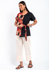 Umika Hand Block print Cotton Top
