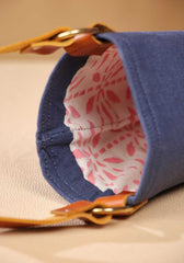 Hobo Canvas Fabric Sling Bag + Cinereal Bottle Case + Ornate Canvas Fabric Multiutility Pouch + Sand Dust Canvas Fabric Travel Pouch + Peachy Pun