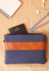 Ornate Canvas Fabric Multiutility Pouch