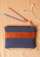Ornate Canvas Fabric Multiutility Pouch