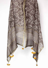 Azure Fervour Cotton Silk Dupatta