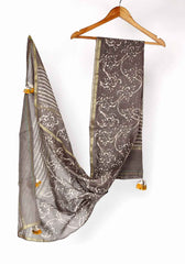 Azure Fervour Cotton Silk Dupatta