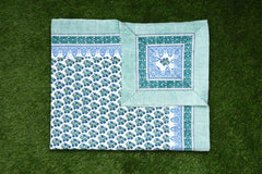 Chloranthium Premium Cotton Hand Block Print Bedsheet