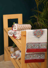 Beach Sand Block Print Hand Towel