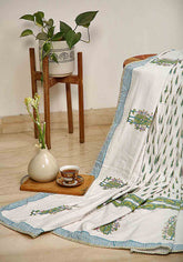 Bluebell Hand Block Print Premium Cotton Dohar