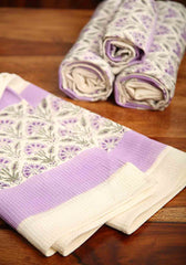 Diana Bud Block Print Hand Towel