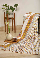 Olive Grace Hand Block Print Premium Cotton Dohar