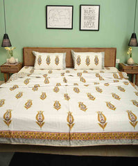Olive Grace Hand Block Print Premium Cotton Dohar
