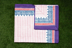 Peppy Print Party Premium Cotton Hand Block Print Bedsheet