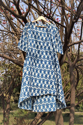 Printed Paisley Hand Block Print Cotton Kurti