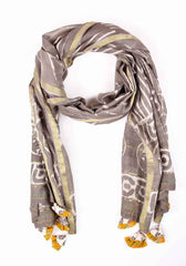 Revamp Zeal Cotton Silk Hand Block Printed Chanderi Dupatta