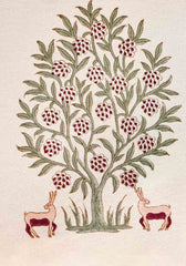 Velvo Orchard Premium Cotton Hand Block Print Bedsheet