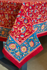Royal Jaipur Harmony - Hand Block Print Premium Cotton Table Cover