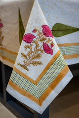 Regal Patterns Hand Block Print Premium Cotton Table Cover