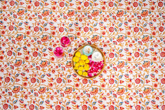 Calm Oasis Hand Block Print Premium Cotton Table Cover
