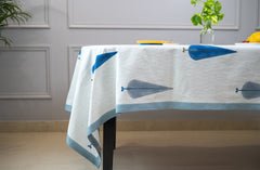 Whispers Of Hand Block Print Prermium Cotton Table Cover