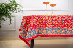 Royal Jaipur Harmony - Hand Block Print Premium Cotton Table Cover