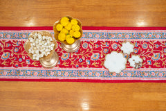 Royal Jaipur Harmony - Hand Block Print Premium Cotton Table Runner