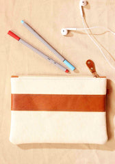 Misty Canvas Fabric Multiutility Pouch