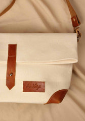 Fendi Canvas Fabric Sling Bag + Pastoral + Misty Canvas Fabric Multiutility Pouch +  Spiral Print Canvas Fabric Multiutility Pouch + Ivory Tusk