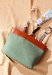 Beryl Canvas Fabric Travel Pouch