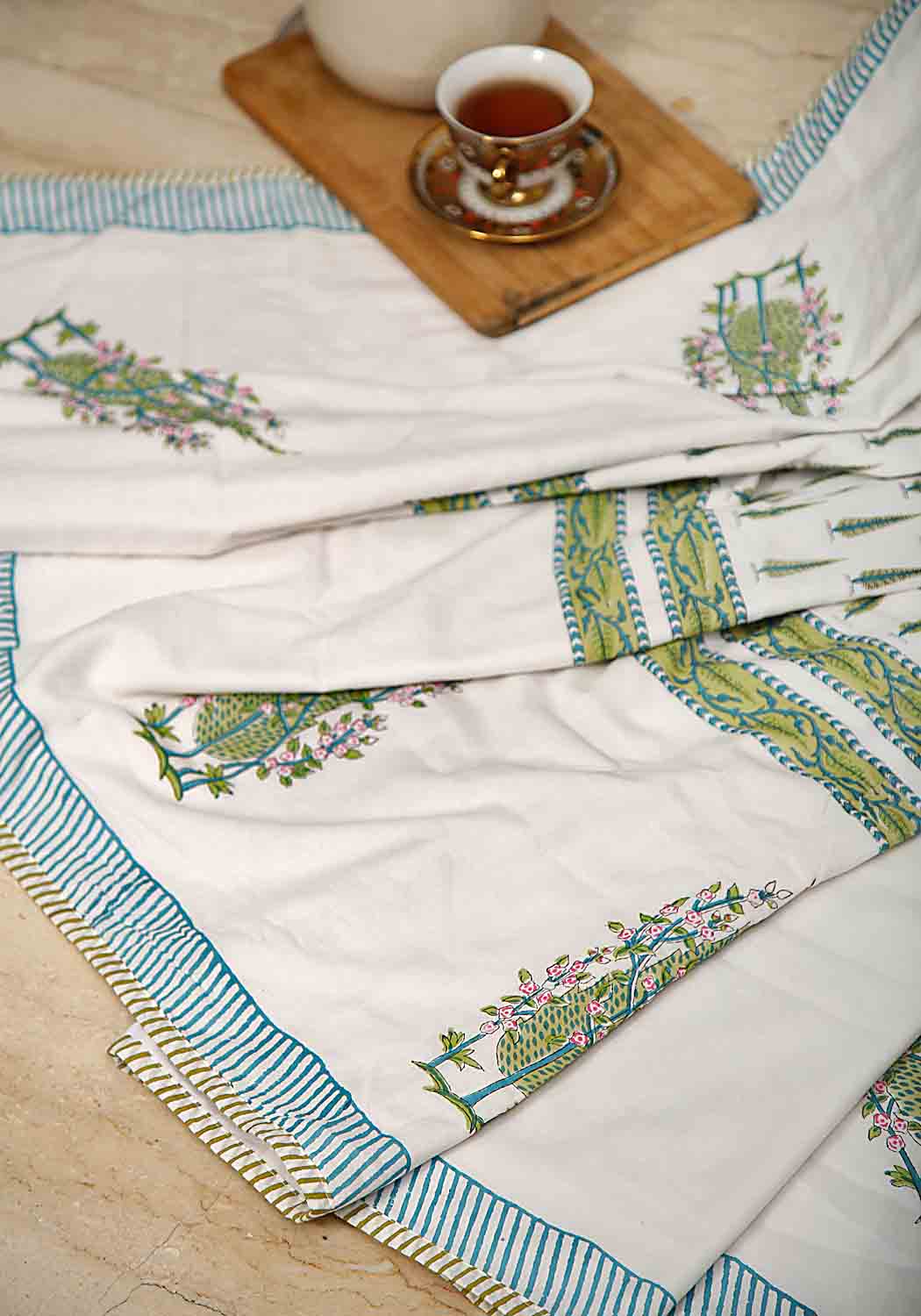 Bluebell Hand Block Print Premium Cotton Dohar