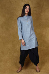 Bold Bandhgala Pure Cotton Kurti