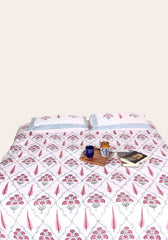 Comfy Quest Premium Cotton Hand Block Print Bedsheet