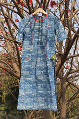 Delightfully Dainty Hand Block Print Cotton kurti