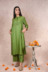 Evergreen Silk Suitset