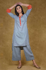 Grey Grace Cotton Suitset