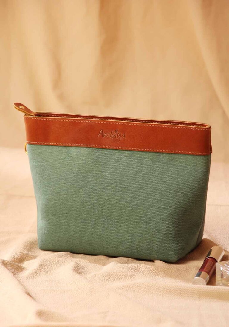 Beryl Canvas Fabric Travel Pouch