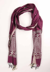 Silver Checkers Dupatta