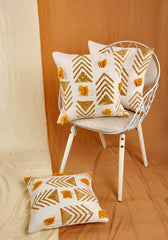Sun and Shore Hand Block Print Cotton Cushion Cover